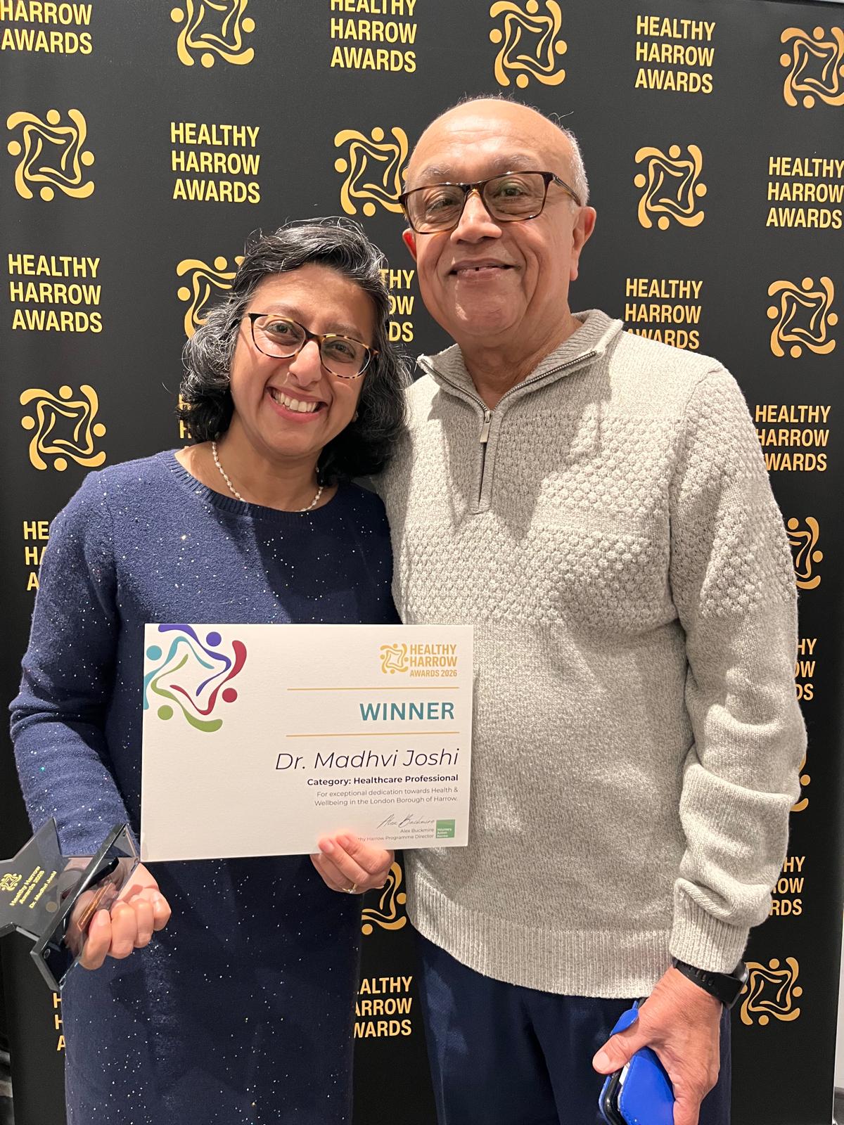 Award-winning Healthcare Professional Dr. Madhvi Joshi